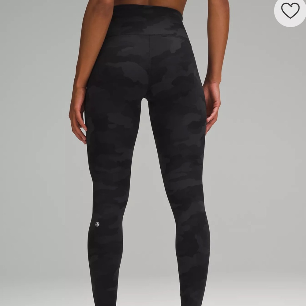 lululemon athletica Black Camo Leggings